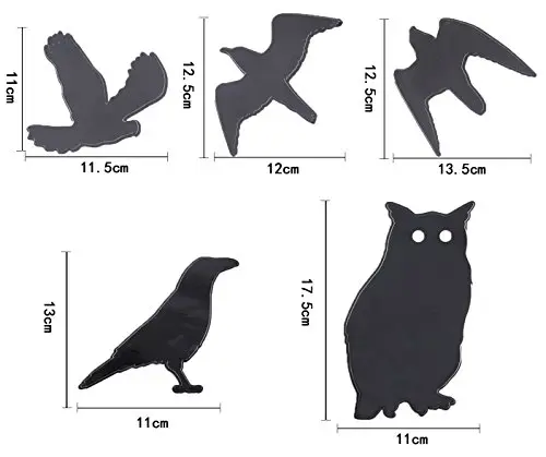 Haierc Bird Stickers for Wi...