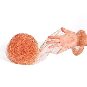 4inch*50ft Rodent Copper Mesh,Pest Control For Slug Repellent, Electrical Repairs, Grounding
