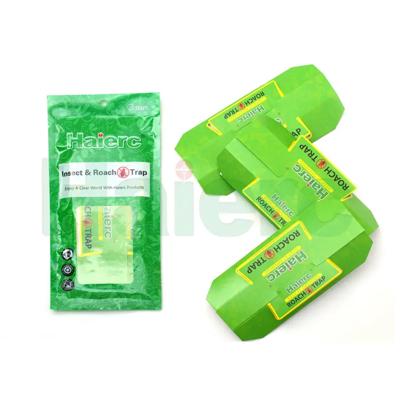 3in1 Haierc Cockroach Glue Trap Cockroach House Catcher Glue Trap Sticker HC4109S