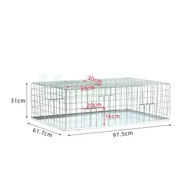 Haierc Foldable Galvanised Pigeon Tra...
