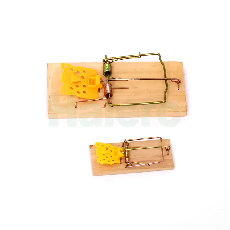 Haierc easy set wooden snap mouse tra...