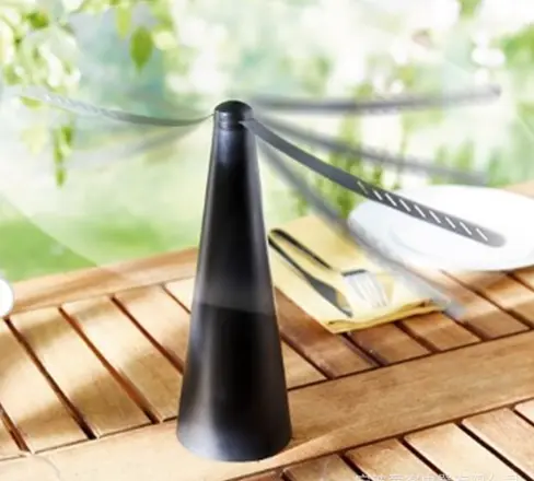 New Fly-Repellent Fan Revolutionizes Outdoor Dining Experience