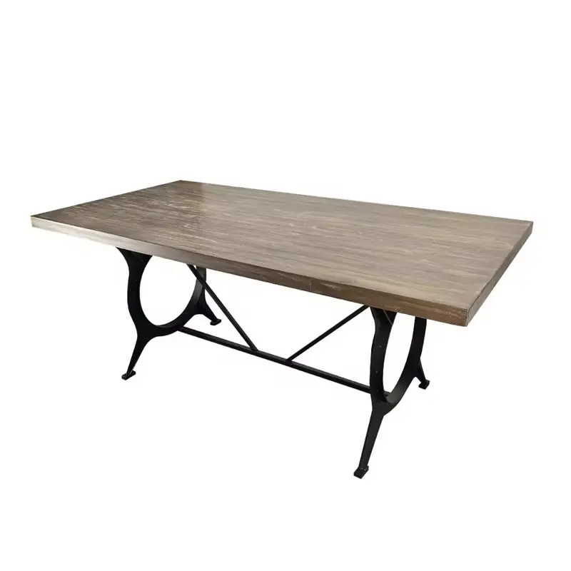 Long Wooden Dining Table Ch...